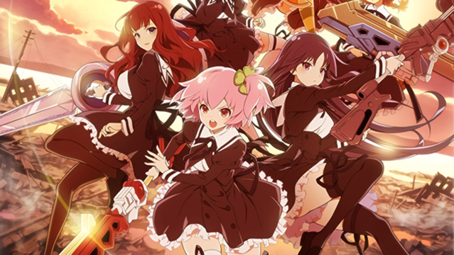 Crunchyroll Girls Are Ready For Battle With Their Weapons In Tv Anime Assault Lily Bouquet Key 