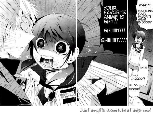 Your favorite anime is shit gif